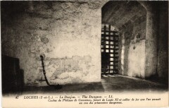 Loches Le Donjon Cachot de Philippe de Commines à Loches
