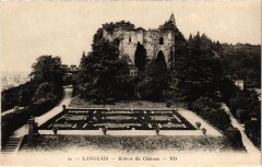 Langeais Ruines du Chateau à Langeais