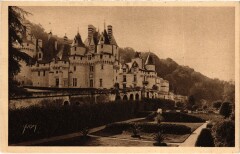 Carte postale ancienne Le Château
                                                                     à Rigny-Ussé
                                