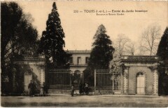 Tours Entree du Jardin botanique à Tours