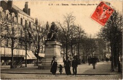 Tours Statue de Balzac à Tours