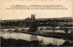 Tours vue generale à Tours