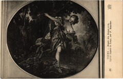Tours Musee des Beaux Arts Sylvia fuyant le Loup à Tours