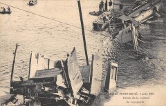 Catastrophe Des Ponts De Ce 1907 - Debris De La Voiture De Voyageurs