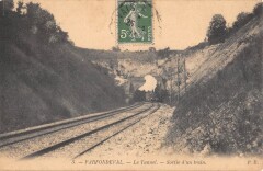 Parfondeval - Le Tunnel - Sortie D'Un Train -
													60 Oise
												