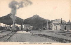 Gray - Interieur De Gare - Train