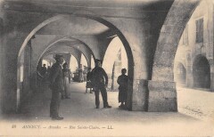 Annecy - Arcades - Rue Sainte Claire à Annecy