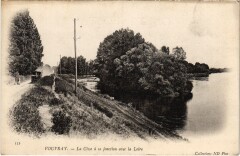 Vouvray La Cisse a sa Jonction avec la Loire à Vouvray