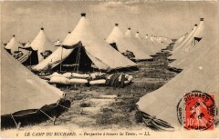 Le Camp de Ruchard - Perspective a Trauers les Tentes