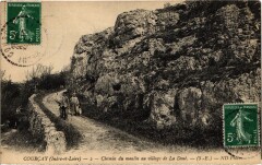 Courcay Chemin du Moulin au Village de La Doue