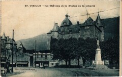 Vizille Statue de la Liberte - Chateau