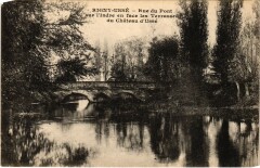Rigny-Usse Rue du Pont sur l'Indre Face les Terrasses du Chateau