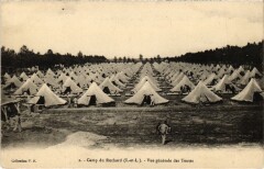 Camp du Ruchard - Vue Generale des Tentes