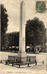 Amboise La Colonne Chaptal à Amboise