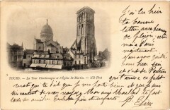 Tours Tour Charlemagne - Eglise Saint-Martin à Tours