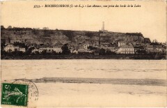 Rochecorbon Les Coteaux - Vue prise des Bords de la Loire à Rochecorbon