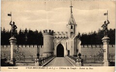 L'Ile-Bouchard Chateau du Temple - Entree du Parc