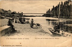 L'Ile-Bouchard Le Pont sur la Vienne - Cote Saint-Maurice