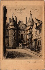 Langeais Entree du Chateau à Langeais