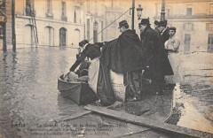 Paris - Crue De La Seine 1910 - Embarcadere Installe Rue De Lille