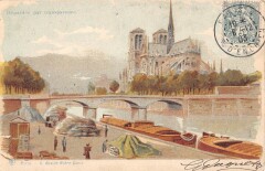 Paris - Cpa A Systeme De Transparence - Abside Notre Dame