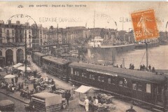 Dieppe - Depart Du Train Maritime à Dieppe