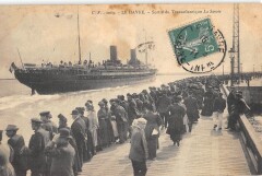 Le Havre - Sortie Du Transatlantique La Savoie au Havre