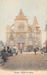 Houdan - Facade De L'Eglise à Houdan