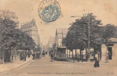 Neuilly Sue Seine - Perspective De La Rue De Chartres