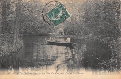 Chatou - La Piece D'Eau - Le Petit Pont Et Le Chateau à Chatou