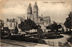 Tours Square de l'Archeveche à Tours