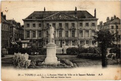 Tours Hotel de Ville Sqaure Rabelais à Tours