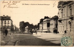 Tours entree du Boulevard Beranger à Tours