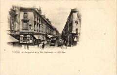 Tours Perspective de la Rue Nationale à Tours