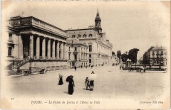 Tours Palais de Justice Hotel de Ville à Tours