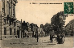 Tours Perspective du Boulevard Heurteloup à Tours