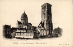 Tours Tour Charlemagne Eglise Saint-Martin à Tours