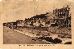 Amboise Le Quai et bords de la Loire à Amboise