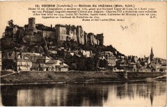 Chinon Ruines du Chateau à Chinon