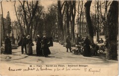 Tours Marche aux Fleurs Boulevard Beranger à Tours
