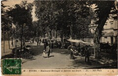 Tours Marche aux Fleurs Boulevard Beranger à Tours