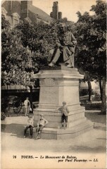 Tours Monument de Balzac à Tours