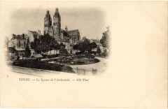 Tours Square de l'Archeveche à Tours