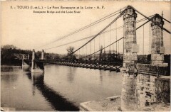 Tours Pont Bonaparte et la Loire à Tours