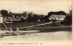 Langeais vue generale à Langeais