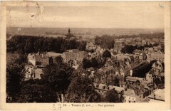 Tours vue generale à Tours