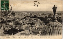 Tours Dome de la Basilique Saint-Martin à Tours