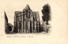Tours Abside de la Cathedrale à Tours