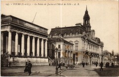 Tours Palais de Justice Hotel de Ville à Tours