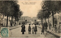 Tours vue prise de la Tranchee à Tours